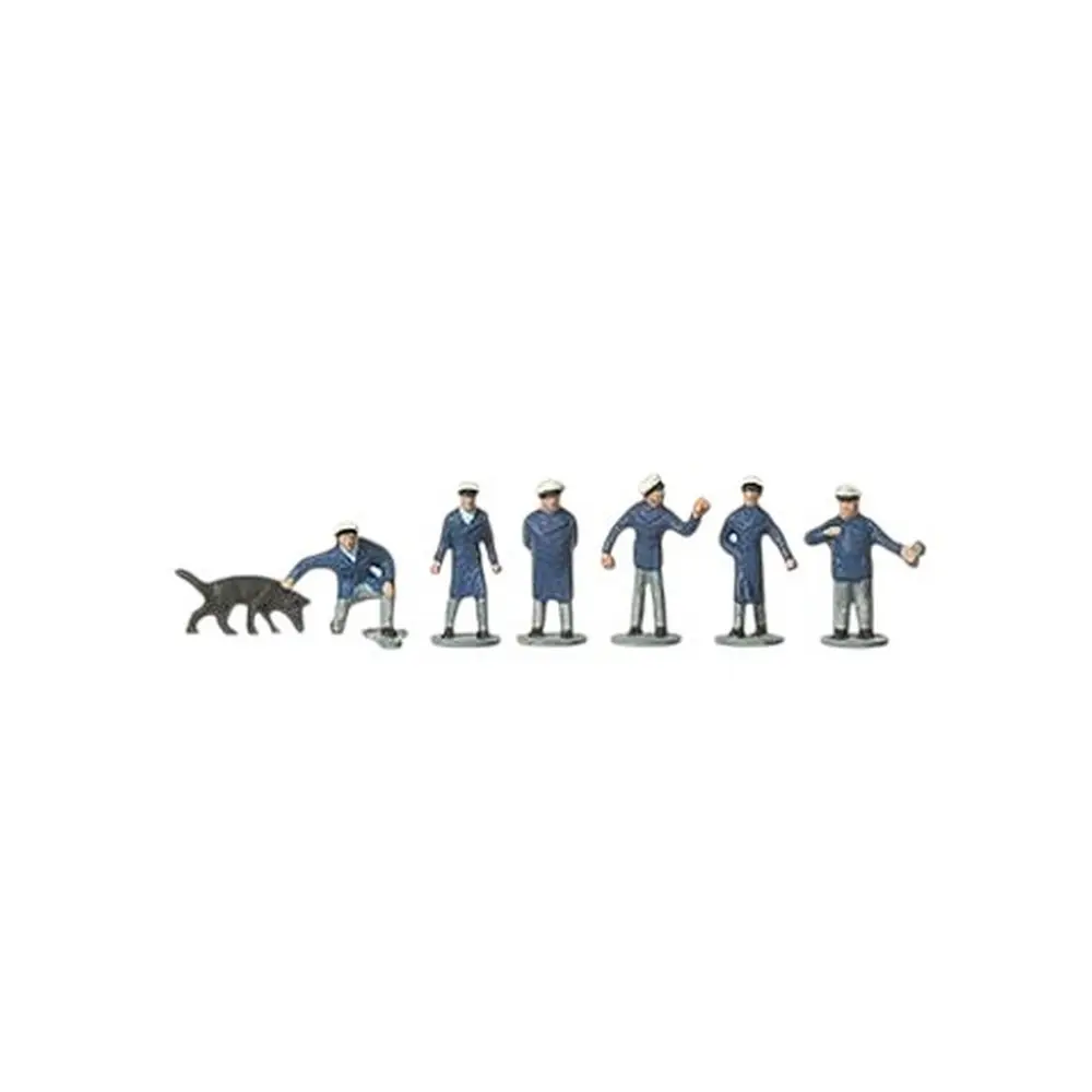 6 personnages agents des forces de l'ordre - Merten 0272246 - N 1/160