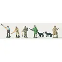 Lot de 6 personnages à la forêt Merten 0270891 - N : 1/160