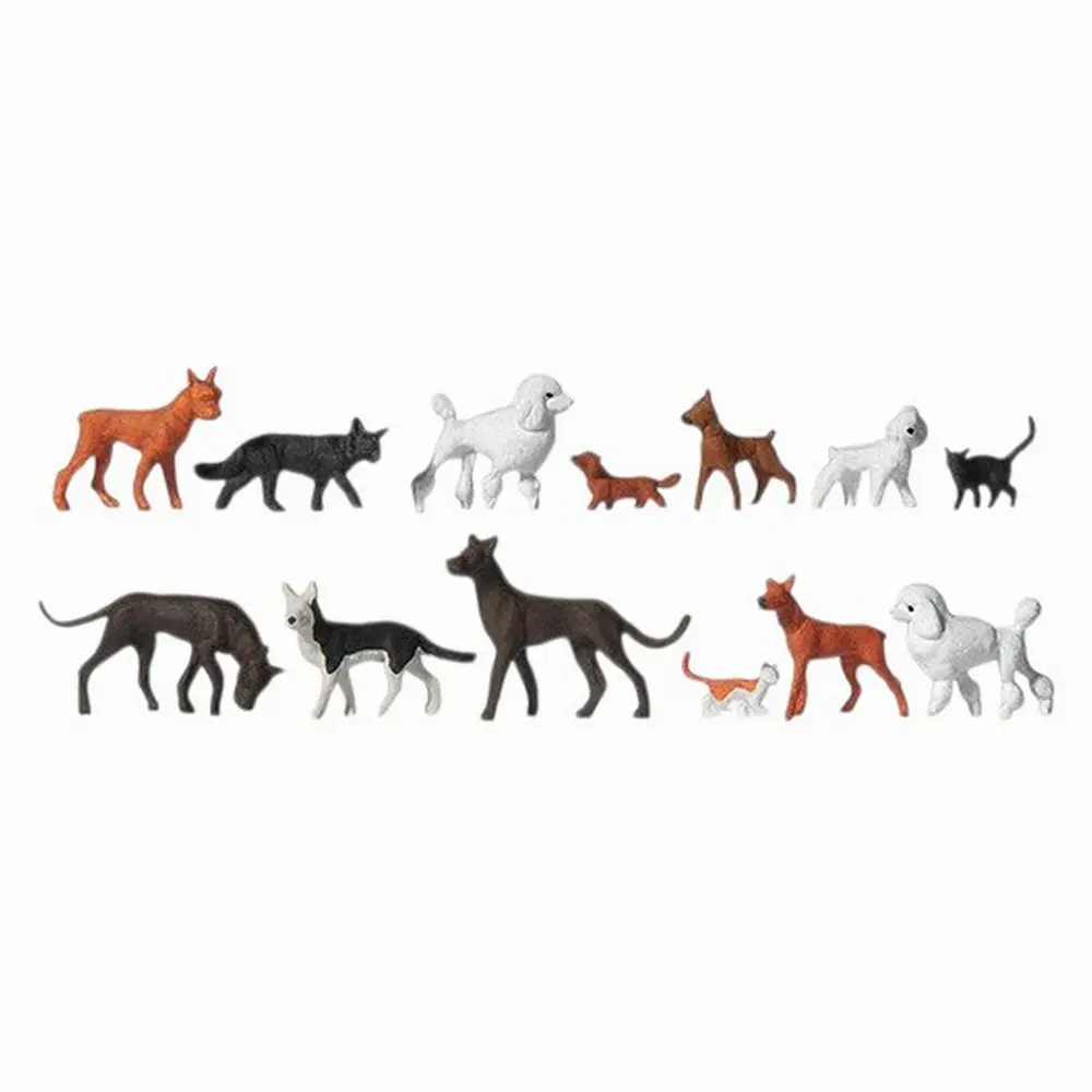 13 animaux "chiens et chats" - Merten 0212582 - HO 1/87