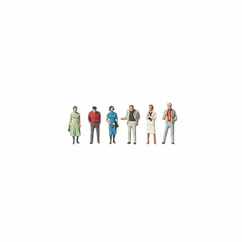 6 personnages passants hommes et femmes - Merten 0282555 - TT 1/120