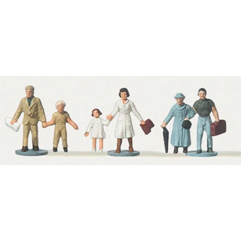 Lot 3 groupes de 2 touristes / 6 personnages - Merten 0270820 - N 1/160