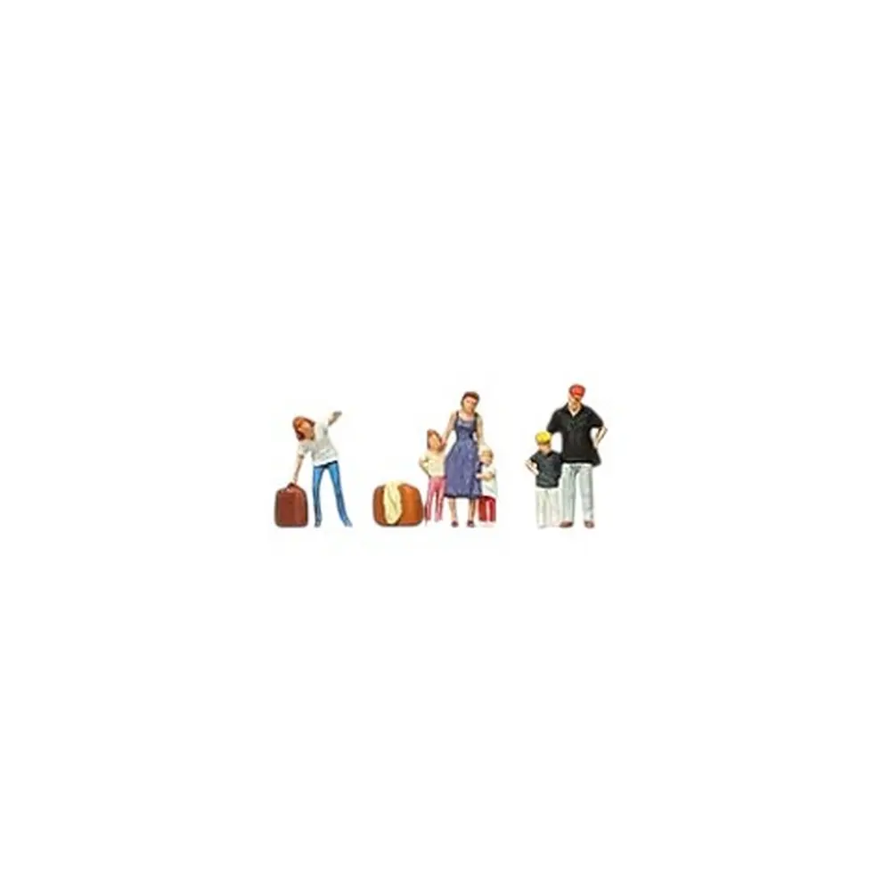 6 personnages avec 4 valises - Merten 0272539 - N 1/160