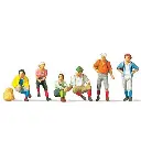 Lot de 6 randonneurs, dont 4 assis et 2 debout Merten 0272544 - N 1/160