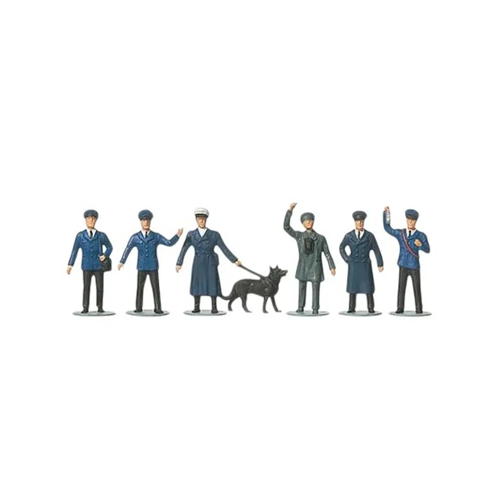 6 personnages "Cheminots allemands" - Merten 0210914 - HO 1/87
