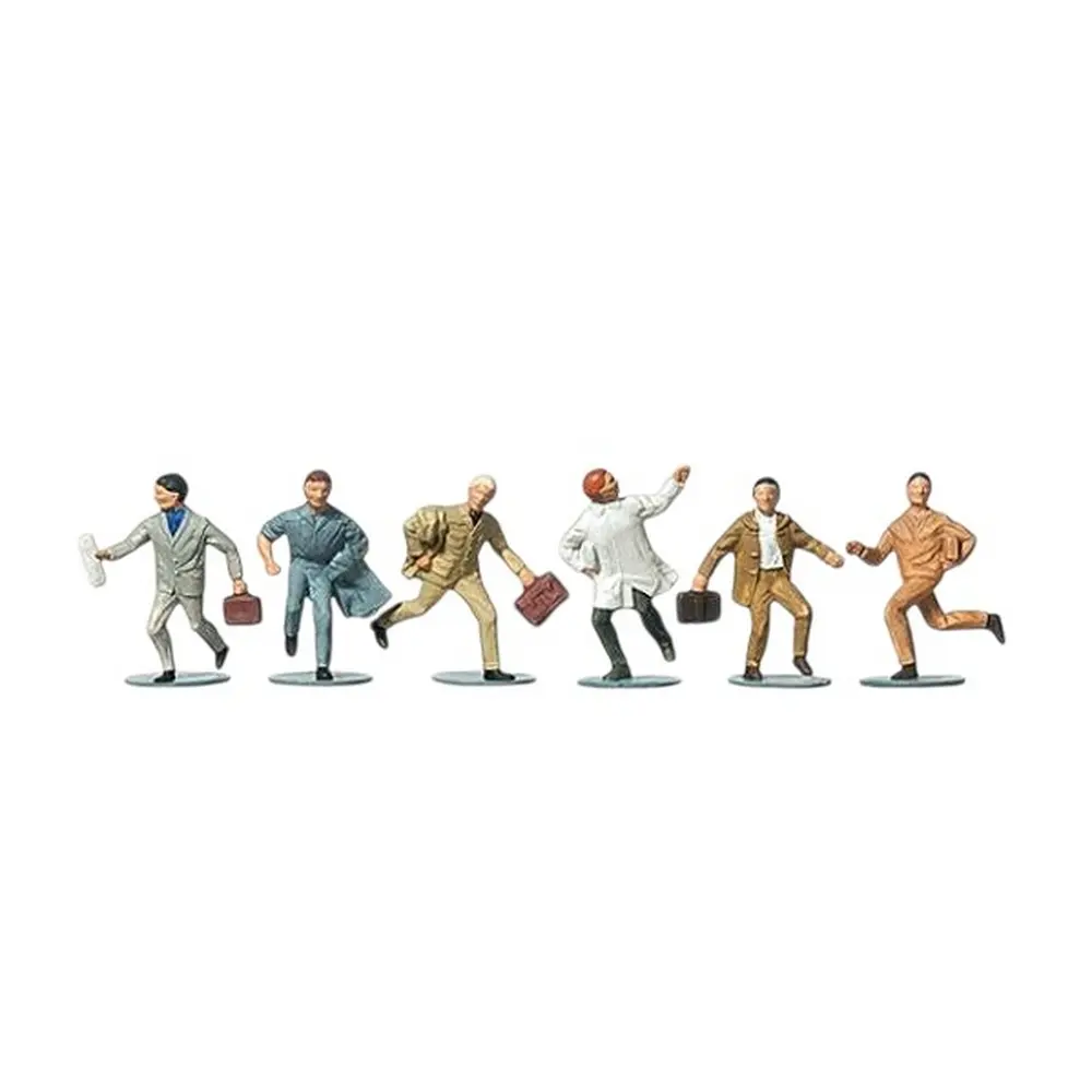 6 voyageurs pressés (hommes) - Merten 0210976 - HO 1/87