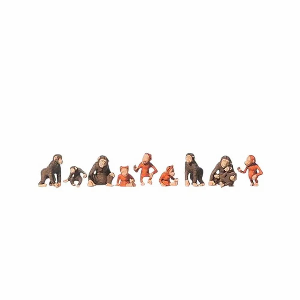 10 singes - Merten 0212549 - HO 1/87