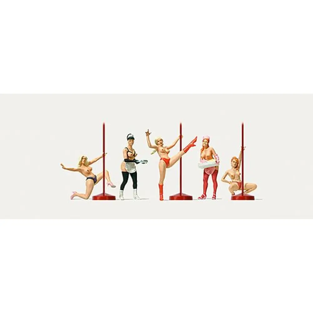 "Vie nocturne" Lot de 5 personnages - Merten 0212556 - HO 1/87