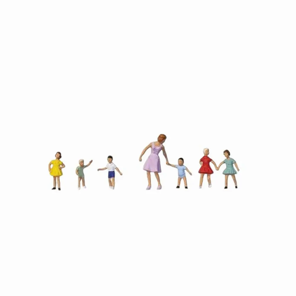 7 personnages au jardin d'enfants - Merten 0212591 - HO 1/87