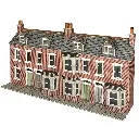 Façades de maisons mitoyennes en bas-relief - Metcalfe PO302 - OO/HO