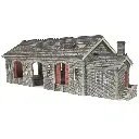 Hangar à marchandises de Carlisle - Metcalfe PO336 - OO/HO