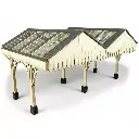 Auvent de plate-forme - Metcalfe PO340 - OO/HO