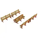Bancs à plate-forme - Metcalfe PO502 - OO/HO