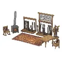 Intérieur du poste d'aiguillage - Metcalfe PO580 - OO/HO