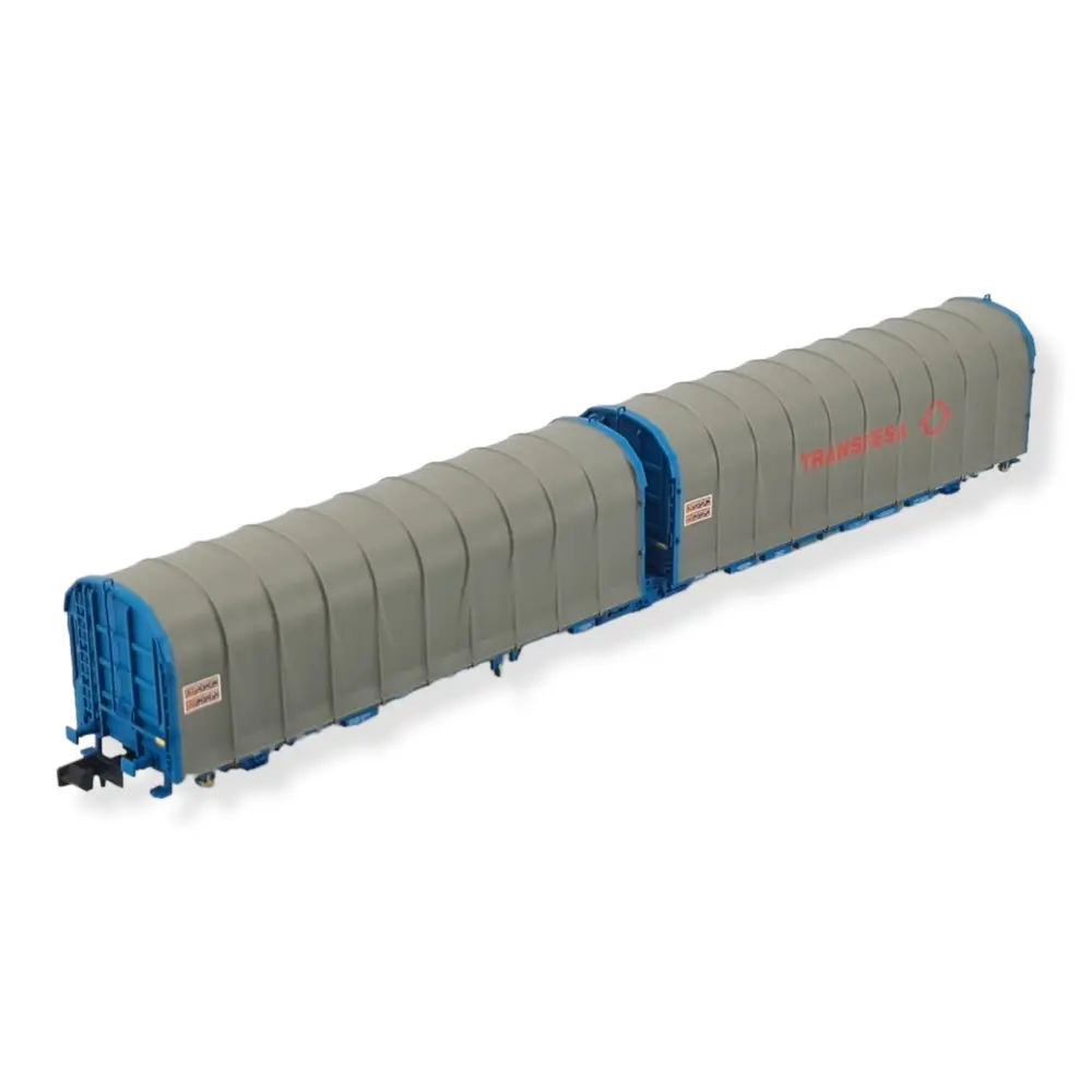 Wagon bâché - MFTrain 33078/33079 - Lails Transfesa - N 1/160 - Ep VI - 2R