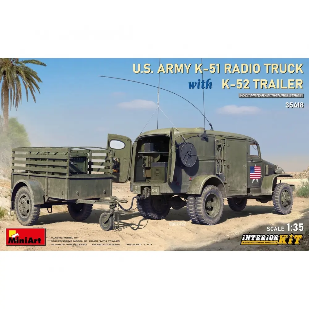Camion Radio K-51 + Remorque K-52 - Miniart 35418 - 1/35