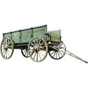 Chariot de ferme - Carson miniart 550035642 - 1/35