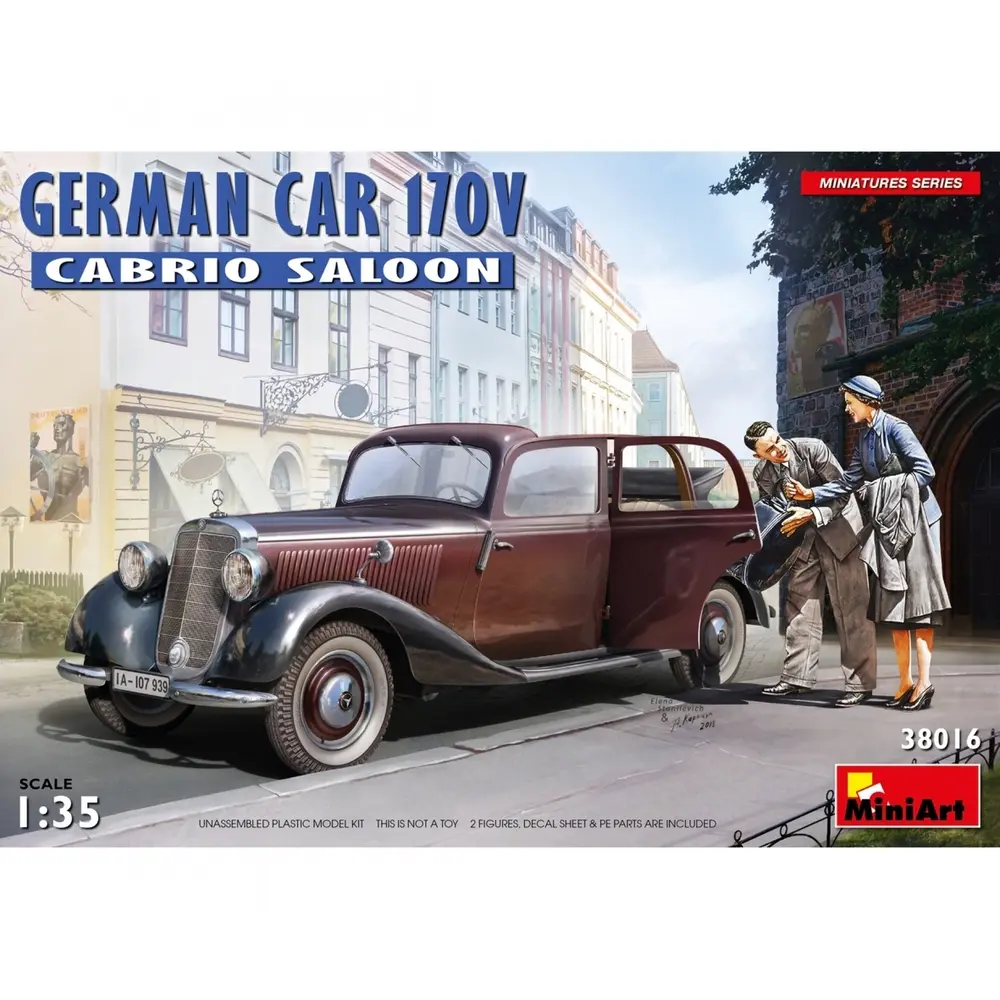 Cabrio Berline 170V Allemande - Miniart 38016 - 1/35