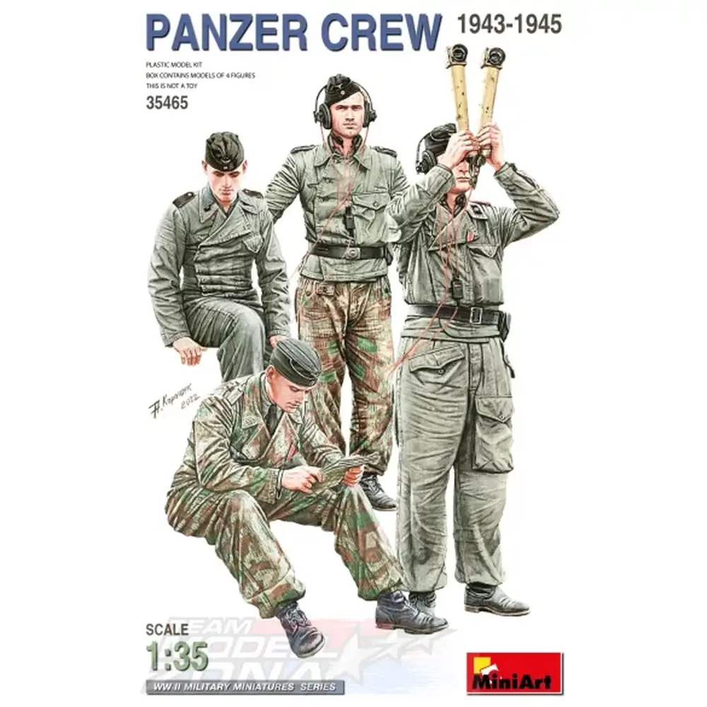 Équipage de char "Panzer Crew" - Miniart 550035465 - 1/35