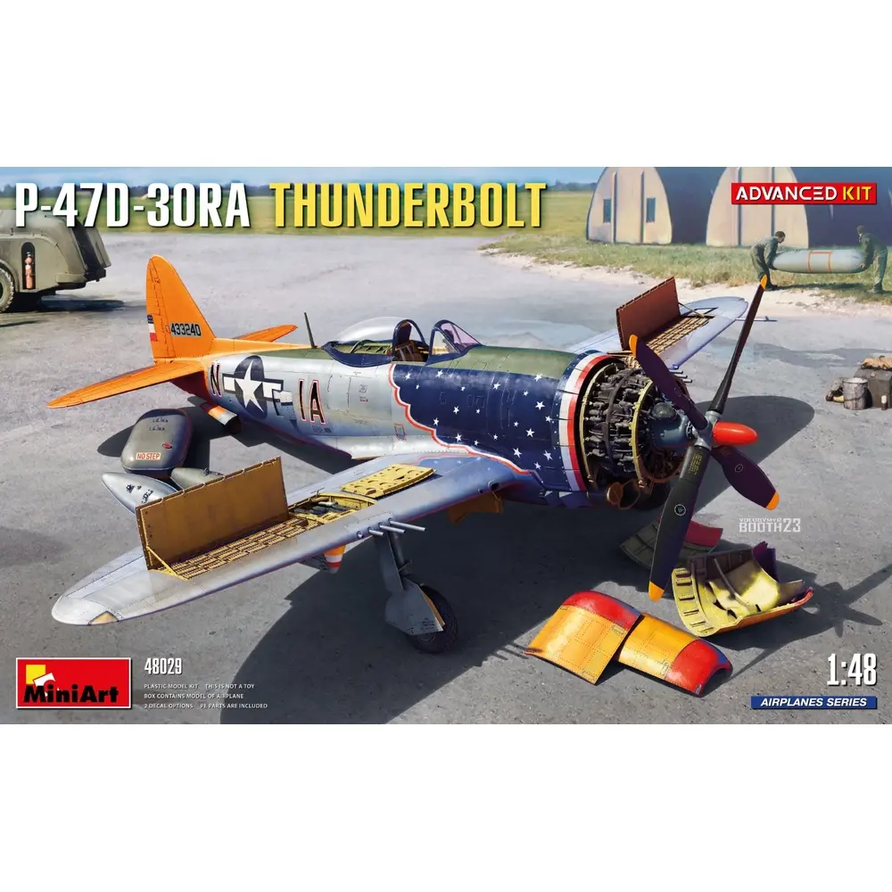 Avion de chasse Republic P-47 Thunderbolt - Miniart 48029 - 1/48