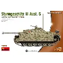 Char Sturmgeschutz III AUSF.G Avril 1943 - Miniart 550072106 - 1/72