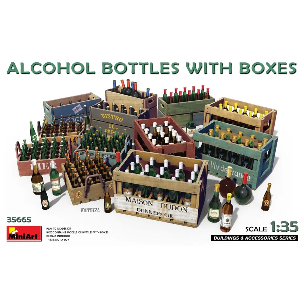 Bouteilles d'alcool - Miniart 550035665 - 1/35