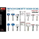 Panneaux routiers Français en béton - Miniart 550035674 - 1/35