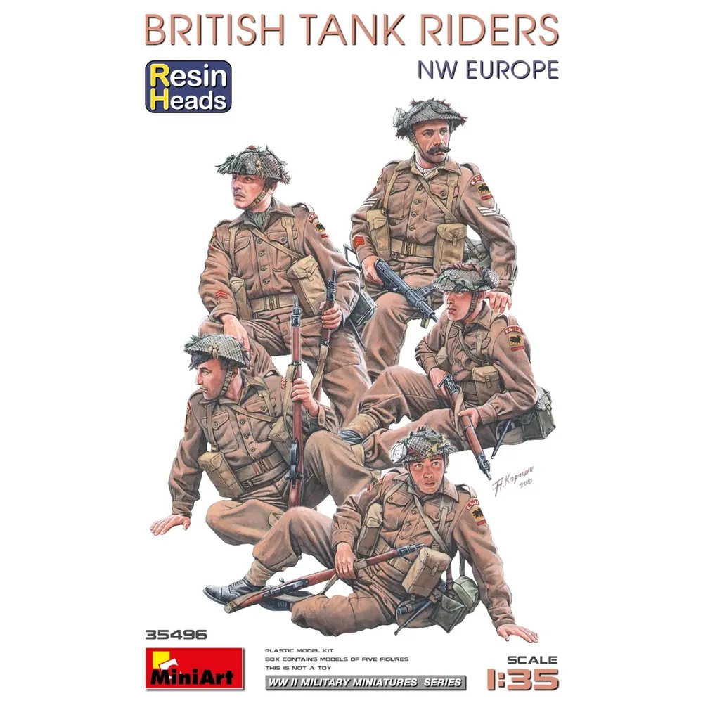 Cavaliers de Chars Britanniques - Miniart 550035496 - 1/35