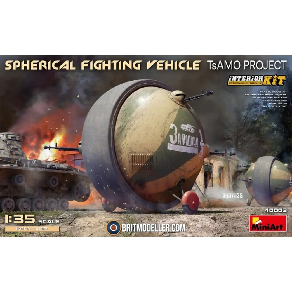 Kit d’Intérieur pour Char sphérique russe TsAMO - Miniart 550040003 - 1/35