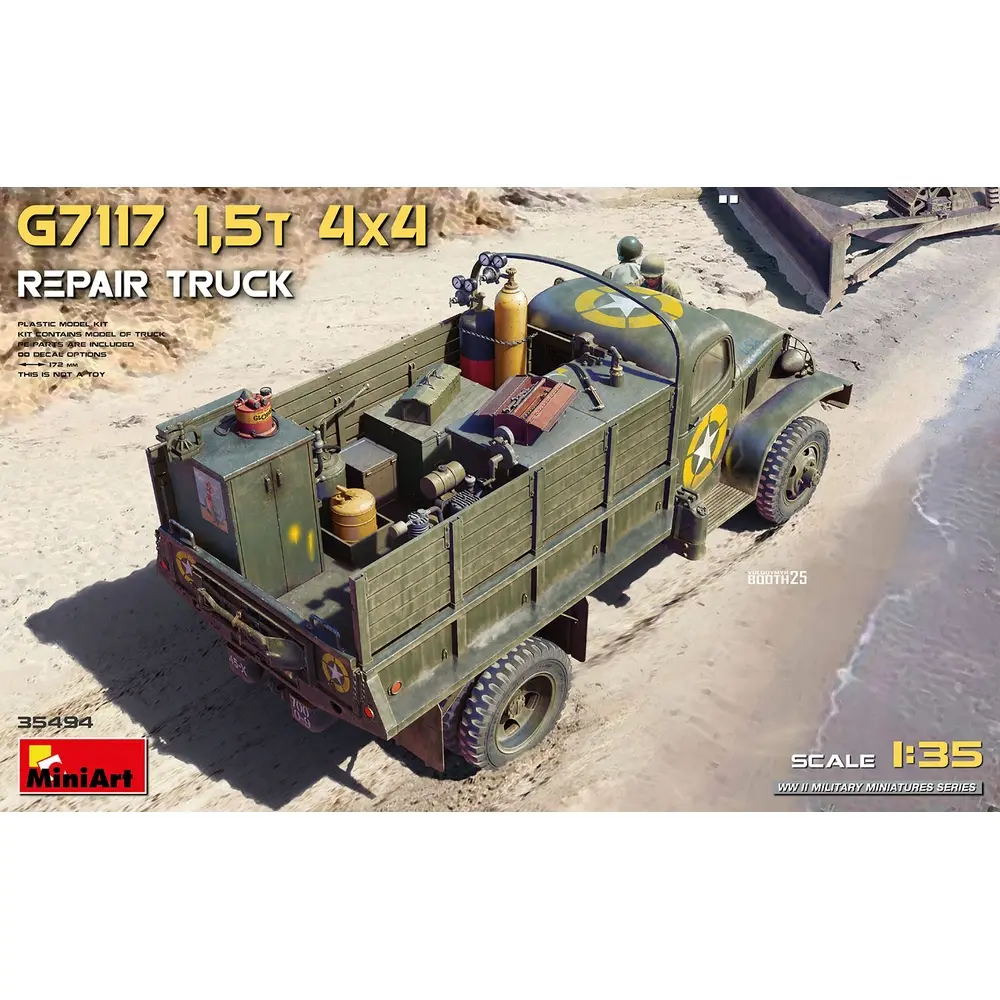 Camion atelier G7117 1.5t - MINIART 550035494 - 1/35