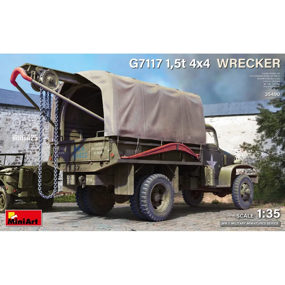 G7117 1,5t 4×4 Wrecker - MINIART 550035490 - 1/35