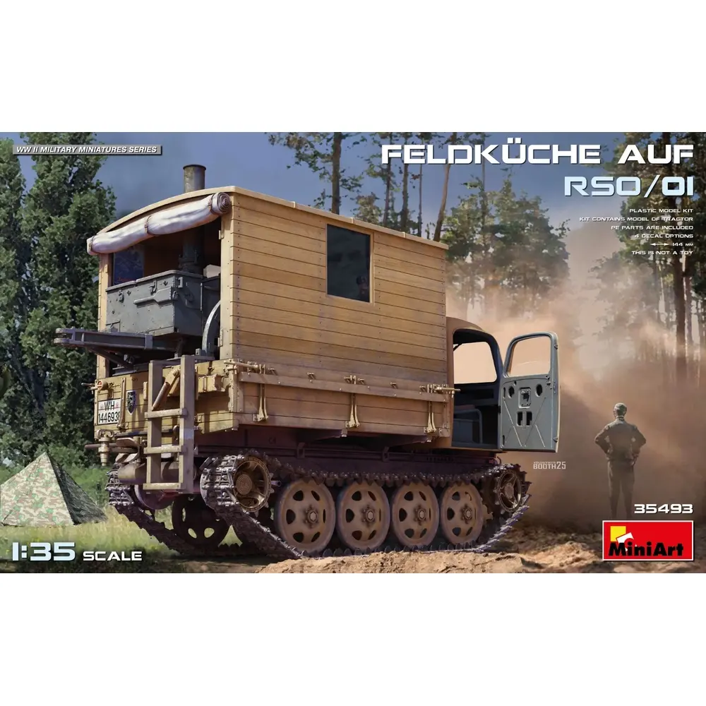 Cuisine de campagne allemande sur véhicule chenillé - MINIART 550035493 - 1/35