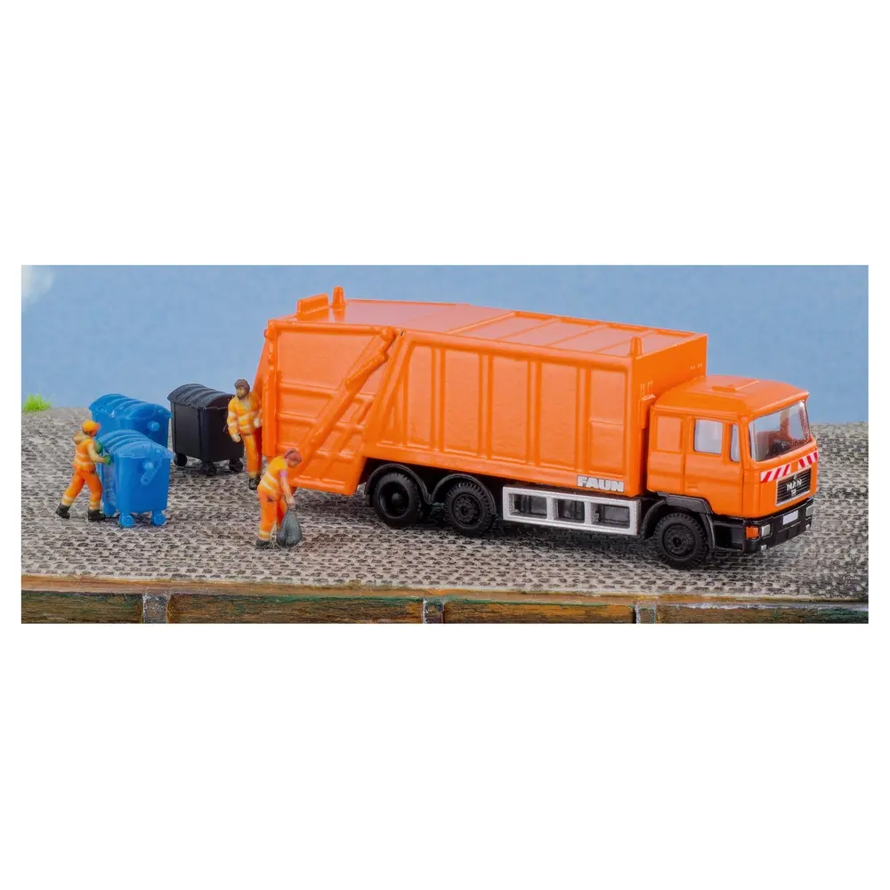 camion poubelle MAN F90 - Lemke LC97001 - N 1/160