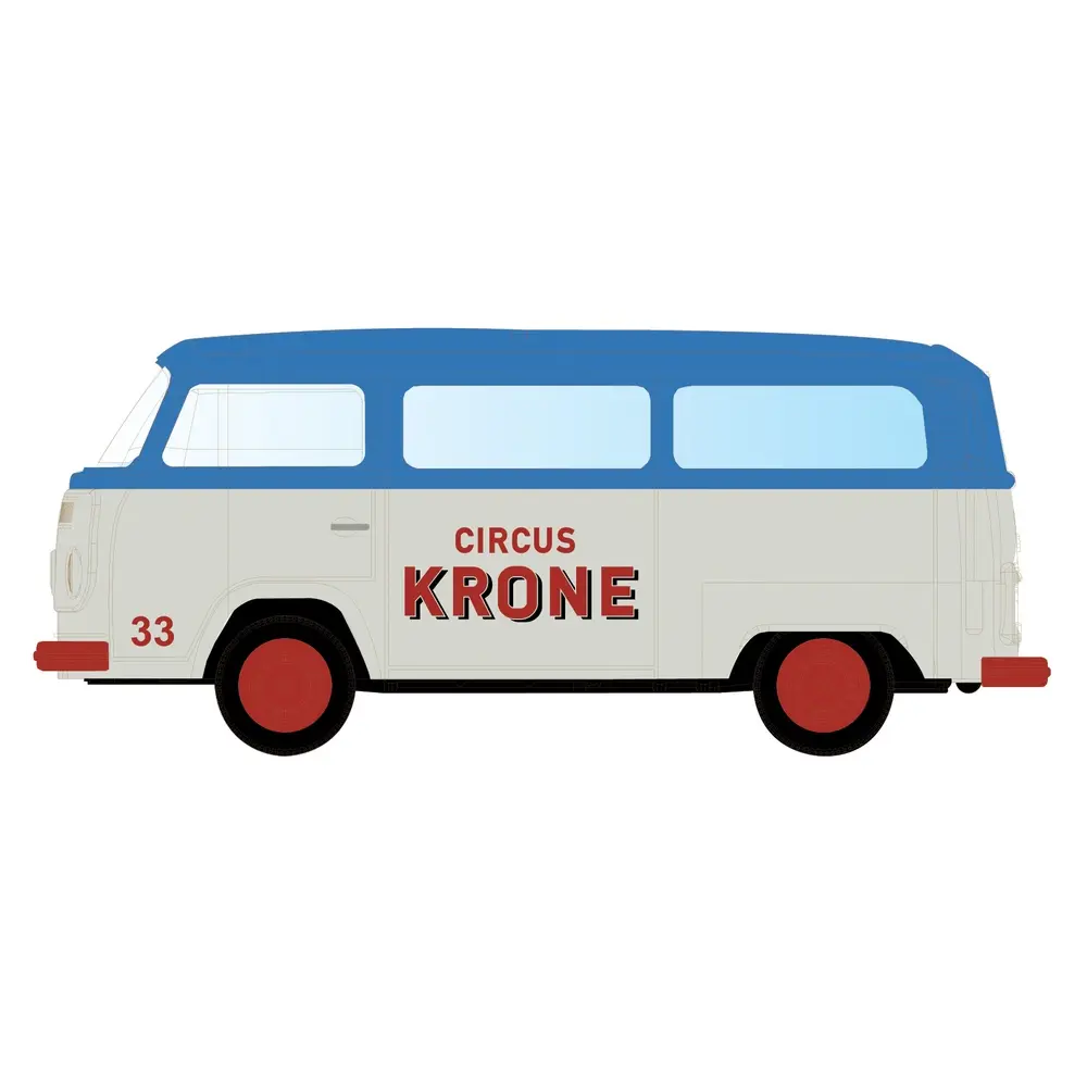 Bus VW T2 Circus Krone - Lemke LC3963 - N 1/160