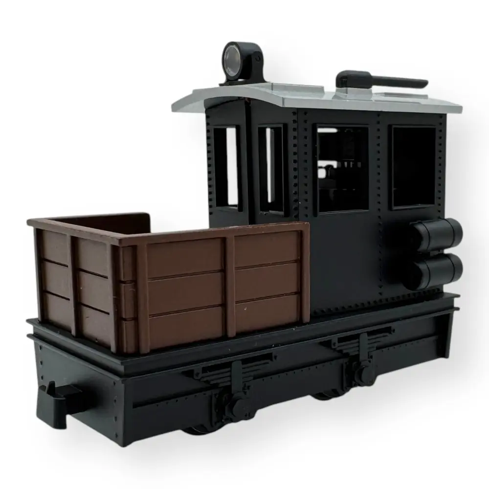 Locomotive d'usine noire - Minitrains 2001 - HOe 1/87 - Ep III-IV