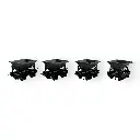 4 wagons bennes sans frein - Minitrains 3001 - HOe 1/87 - Ep II - 2R