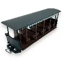 Voiture voyageur Decauville - Minitrains 5197 - HOe 1/87 - Ep III