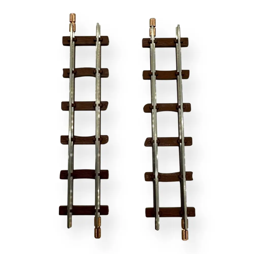 2 rails droits de 77mm - Minitrains 9301 - HOe 1/87