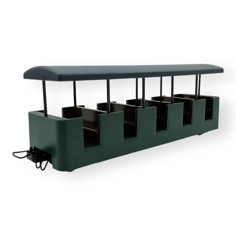 Voiture verte SGW - Minitrains 5195 - HOe 1/87 - Ep III - 2R