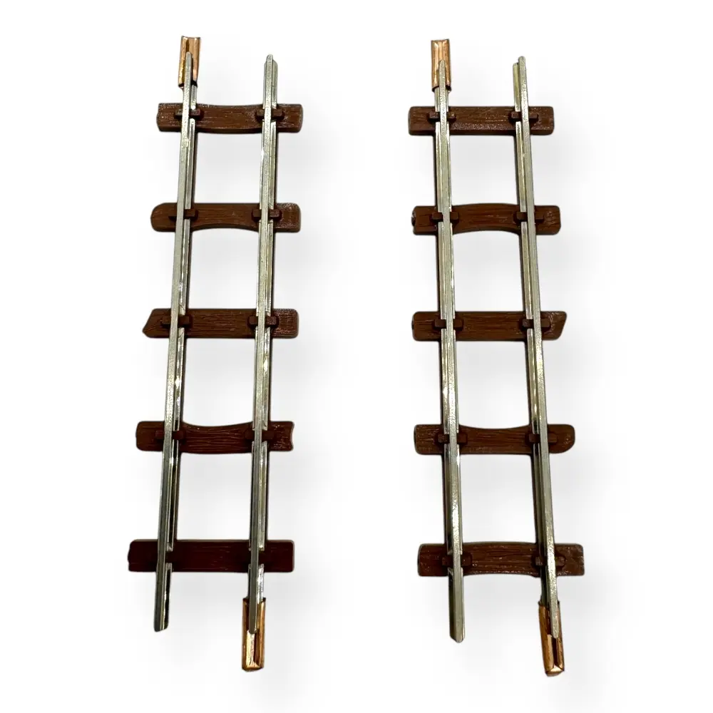 2 rails droits 66,5 mm code 83 - Minitrains 9314 - HOe 1/87 - 2R