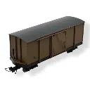 Wagon couvert brun - MiniTrains 5141 - HOe 1/87