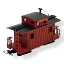 Voiture fourgon rouge MiniTrains 5139 - HOe 1/87