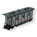 Voiture ferroviaire ambulance - MiniTrains 5135 - HOe 1/87