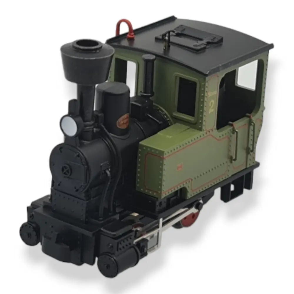 Locomotive à vapeur Stainz Minitrains 5042 - HOe 1/87 - noire et verte