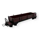 Wagon tombereau brun à bogies avec manette de frein - Minitrains 5145 - HOe 1/87 - 2R