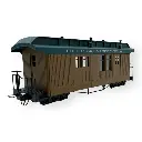 Fourgon à bagages F&C marron avec lettrage - Minitrains 5162 - HOe 1/87 - 2R