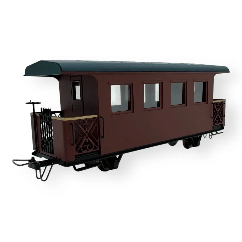 Voiture de tourisme marron - Minitrains 5194 - HOe 1/87 - 2R