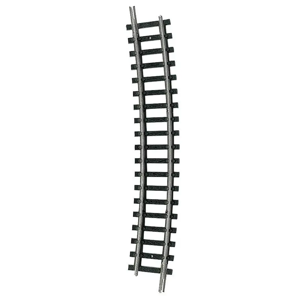 Rail courbe Minitrix R4 rayon 362.6 mm 15° - N : 1/160 - code 80 - 14927