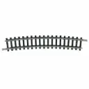 Rail courbe R4 362,6 mm 15° code 80 - Minitrix 14927 - N 1/160 - 2R