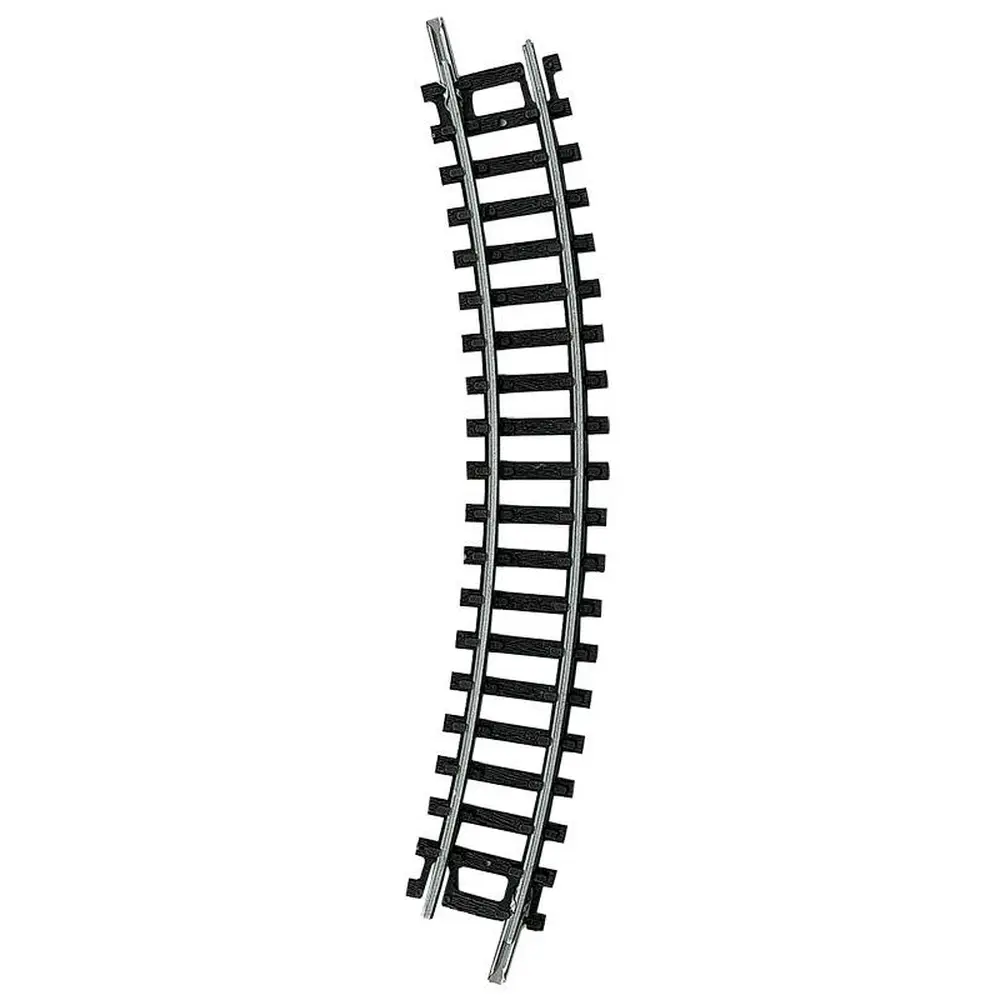 Rail courbe Minitrix R1 rayon 194.6 mm 30°  - N : 1/160 - code 80 - 14912