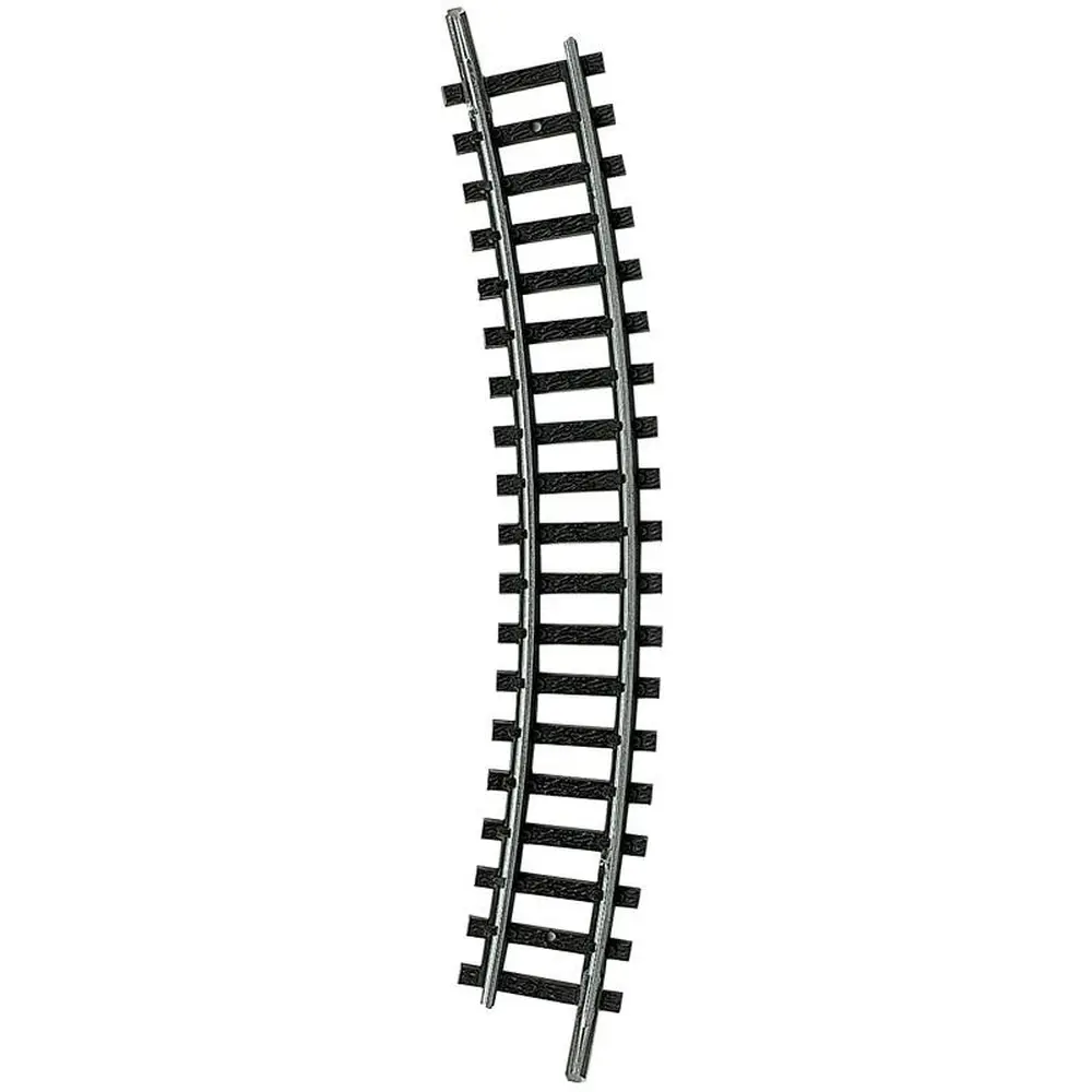 Rail courbe Minitrix R2 rayon 228.2 mm 24° - N : 1/160 - code 80 - 14924